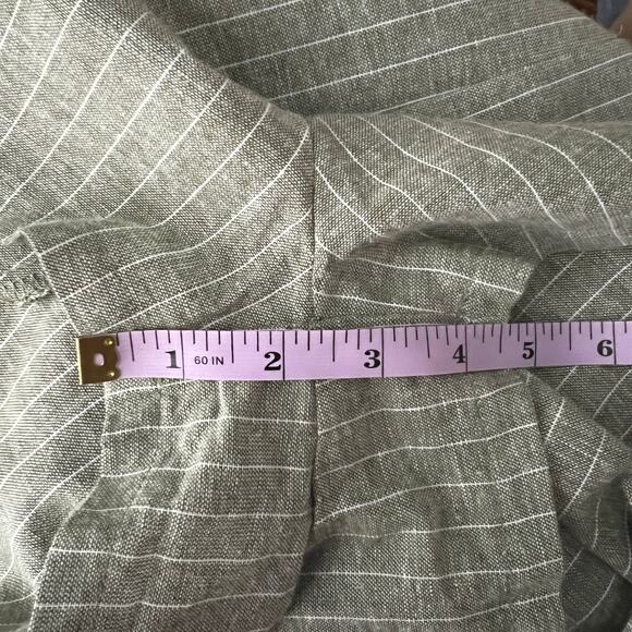 Mine Linen Blend Sleeveless Color Block Romper Size Medium - Picture 10 of 12